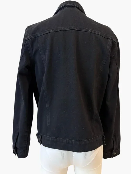 Novamen black jeans jacket - Picture 3 of 4